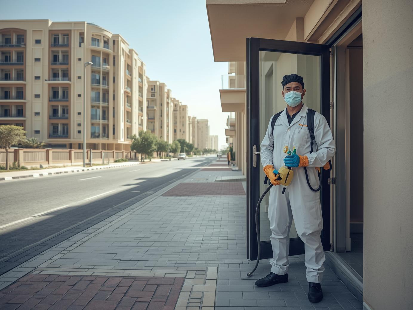 Professional pest control service in Ajman for residential and commercial properties